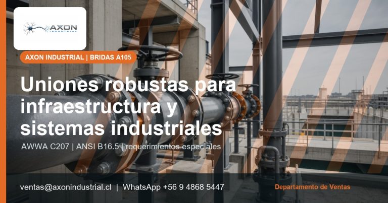 Axon Industrial - Bridas A105 para proyectos industriales: qué informar antes de cotizar