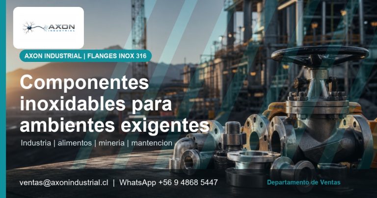 Axon Industrial - Flanges inox 316: componentes para ambientes industriales exigentes
