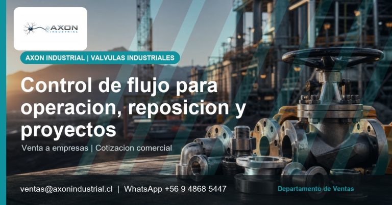 Axon Industrial - Válvulas industriales: cómo solicitar una cotización clara para tu empresa